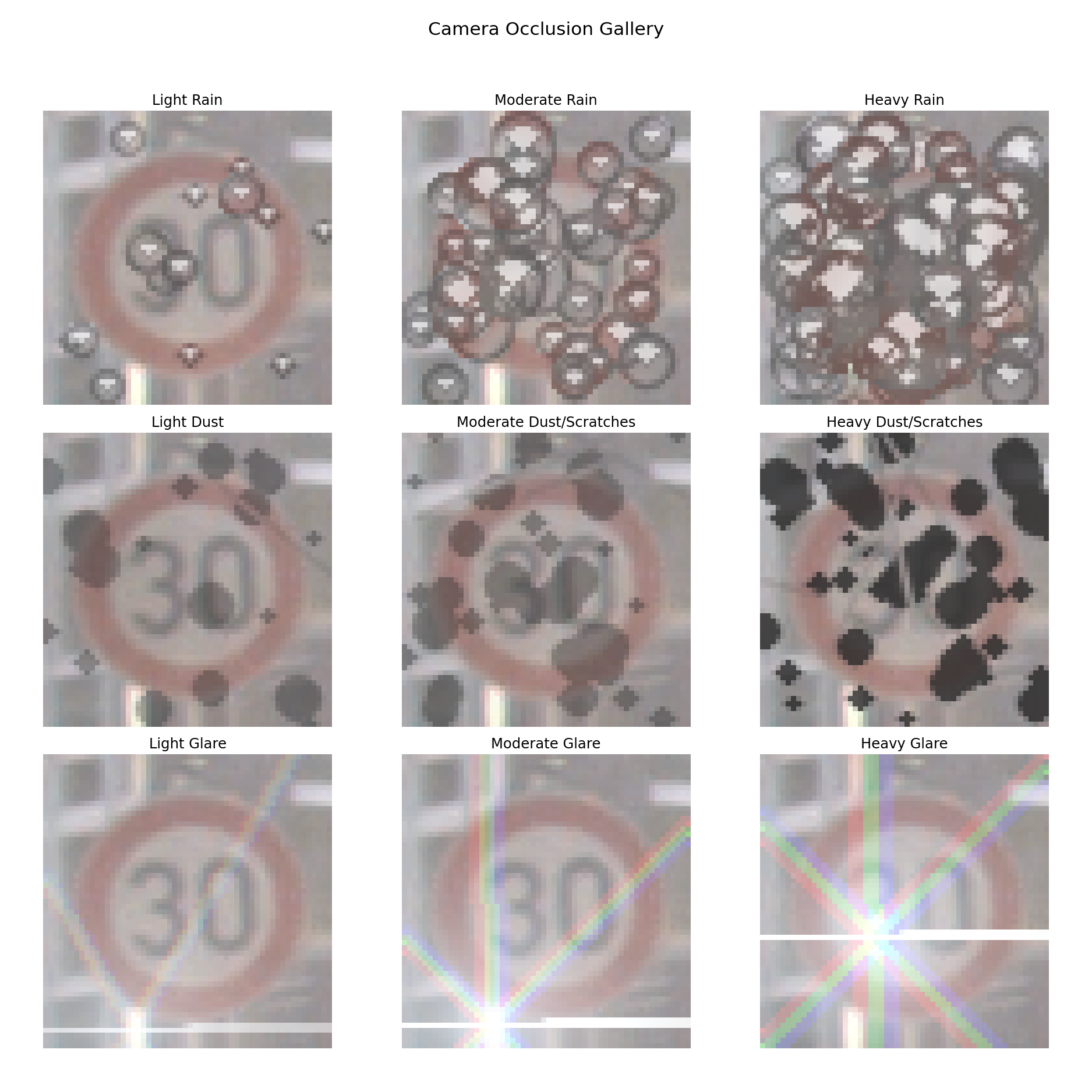 Gallery of occlusion effects